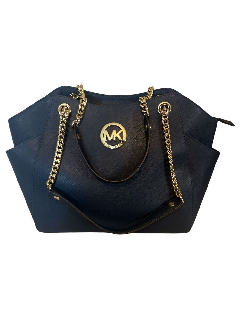 MK56. Michael Kors Jet Set Travel Large Chain Shoulder Tote